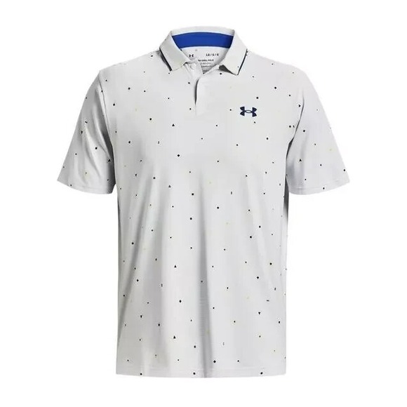 Under Armour Mens Iso-Chill Verge Golf Polo Shirt White 2XL Slub Fabric Vent NWT - Picture 1 of 16